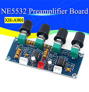 XH-A901 NE5532 Tone Board Preamp with Treble Bass Volume Adjustment
