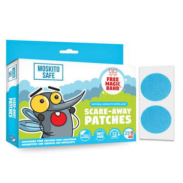 Pee Safe Moskito Safe Scare Away Natural Mosquito Repellent Patches - Pack of 30