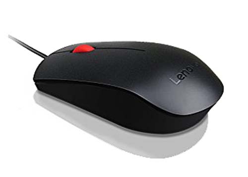 Lenovo GX30M39704 300 - Mouse - Right And Left-Handed - Wired - Usb - For 320 Touch-15, 320-14, 320-17, 520-22, 520-24, 520-27, 720-18, Legion Y520-15, V110-15 black