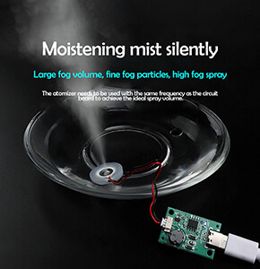USB Ultrasonic Nebulizer Humidifier Driver Module DIY Kit Type-C