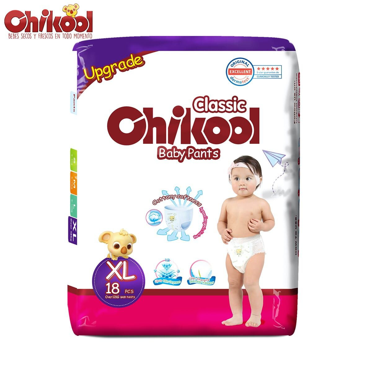 Chikool Baby Pants XL18 (Korea) – Ultra Soft, Super Absorbent, 12kg-22kg