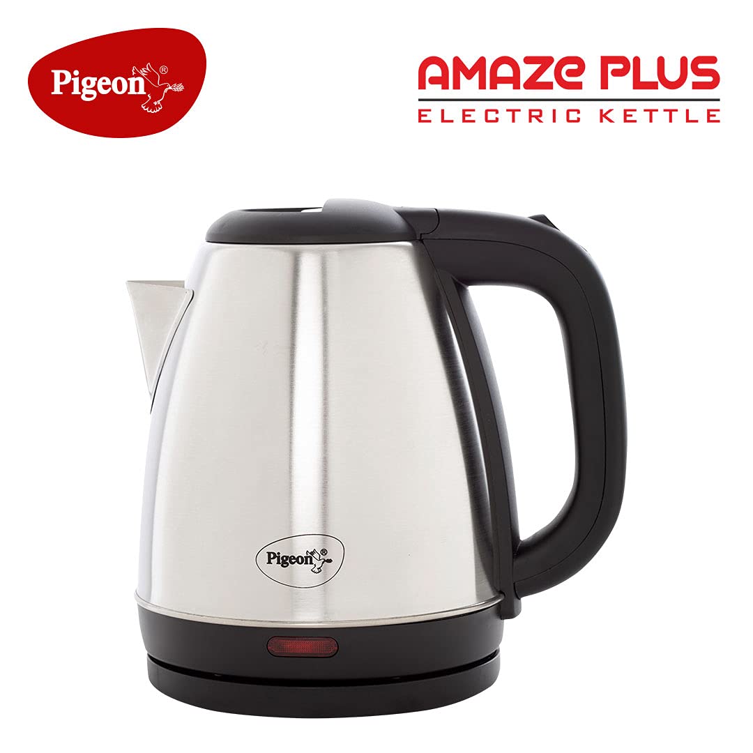 Electric Kettle (14289) with Stainless Steel Body, 1.5 litre, used for boiling Water, making tea and coffee, instant noodles, soup etc.