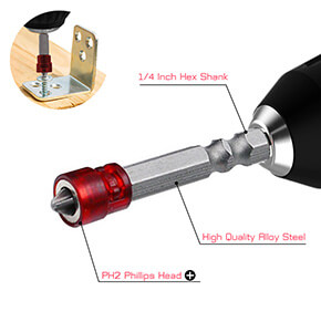 Magnetic Screwdriver Bit Cross-head Power Tool Accessories Hexagonal Shank Drill Bit With Magnetic Ring