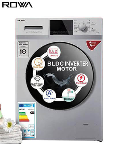 New Sunrise Rowa Washing machine - 8KG RWMFL80M-BL14RIV